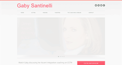 Desktop Screenshot of gabysantinelli.com
